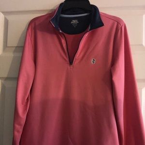 Salmon izod quarter zip